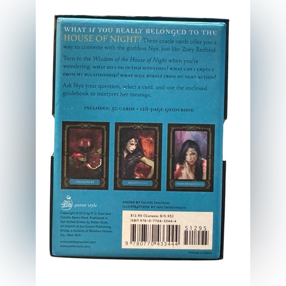 Wisdom of the House of Night Oracle Cards - Black Orig Deck
VG - Picture 2 of 2